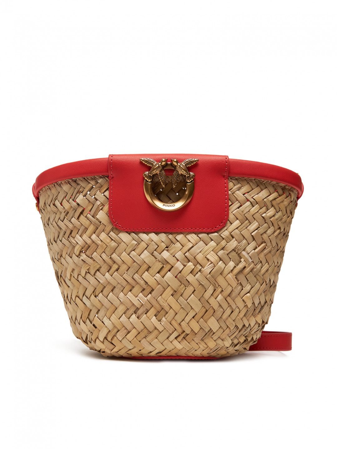 PINKO Kabelka Love Summer Bucket PE 25 PLTT 103325 A1RL Béžová
